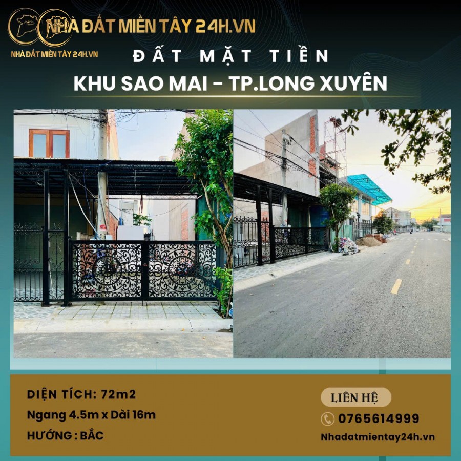 🌟 HOT! MUA ĐẤT MẶT TIỀN LONG XUYÊN - VỊ TRÍ ĐẮC ĐỊA, TIỀM NĂNG TĂNG GIÁ CAO! (MS: 3175) 🌟